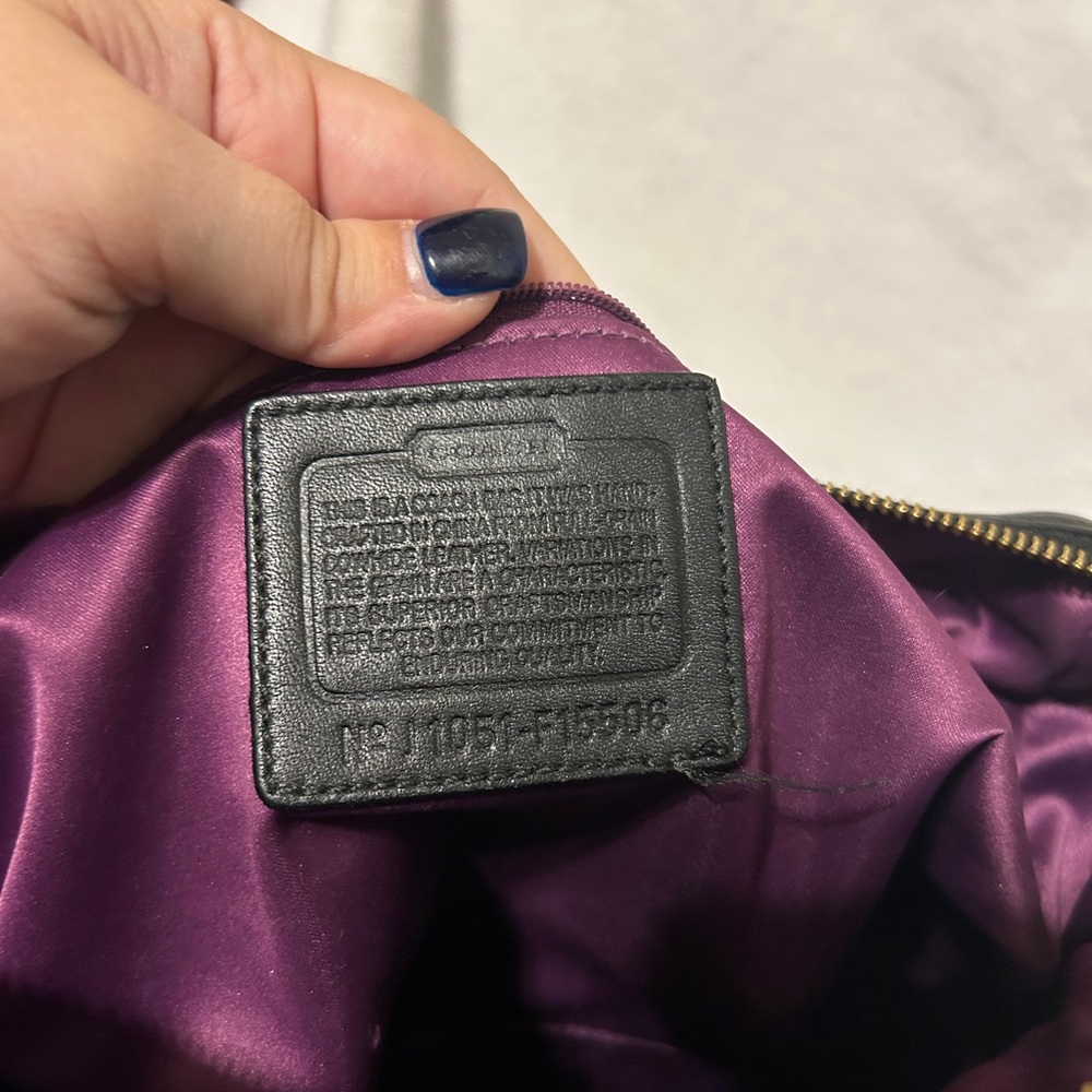 Studded Coach Shoulder Bag - Picture 6 of 14